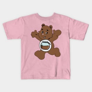 Caffeine Bear Kids T-Shirt